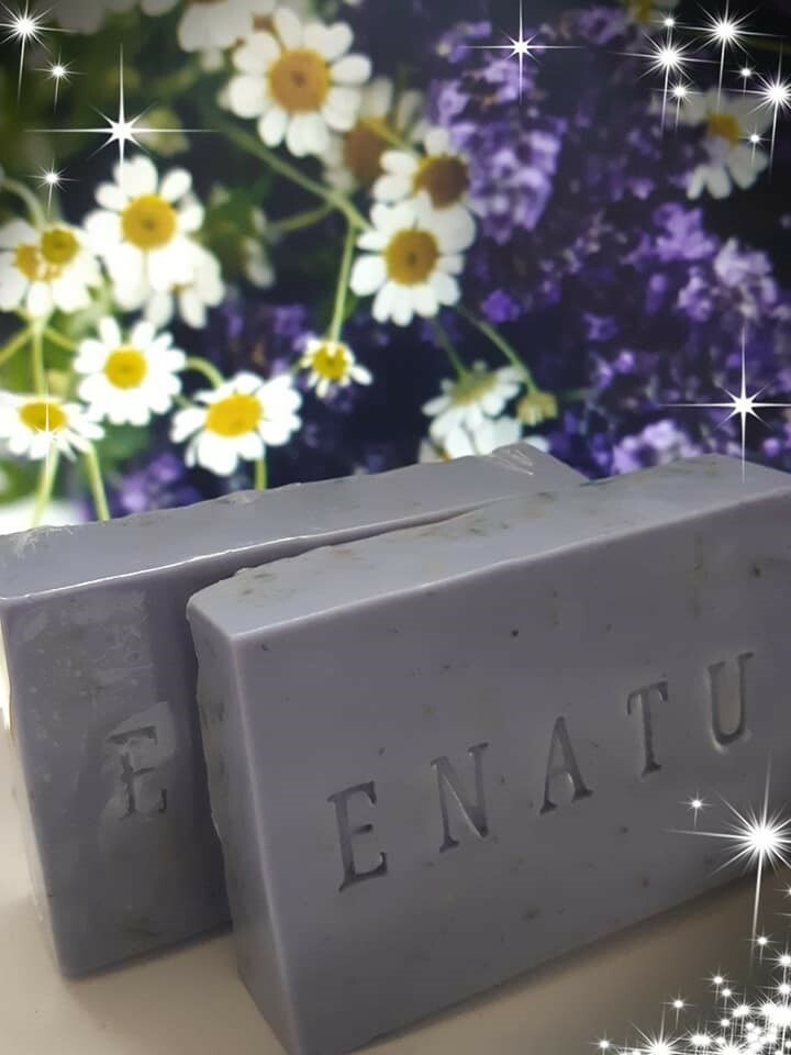 Relaxing Lavender and Rose + Chamomile Natural Handmade Soap 4 oz