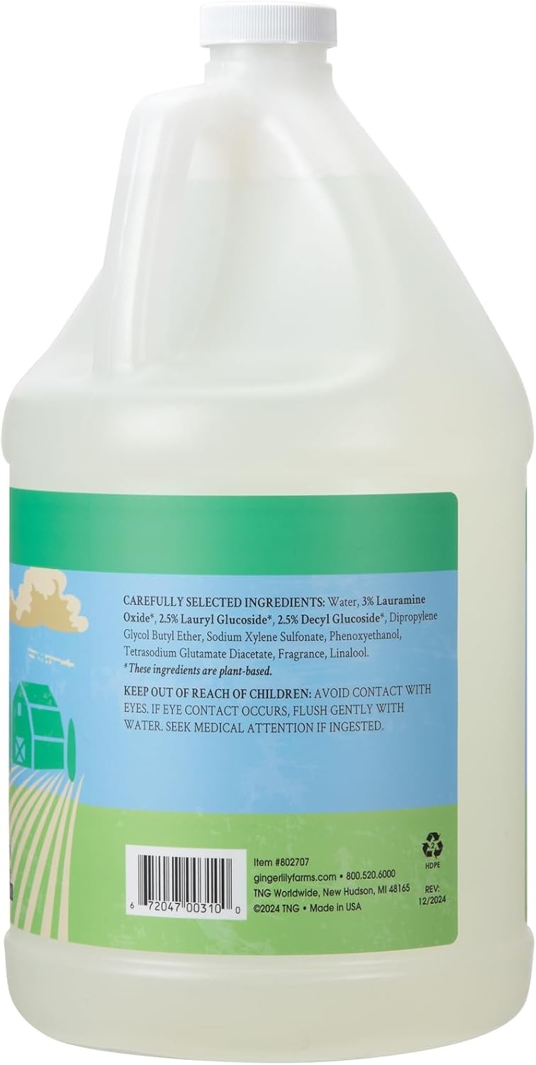 Plant-Based Foaming Spray Dish Soap, Concentrated
