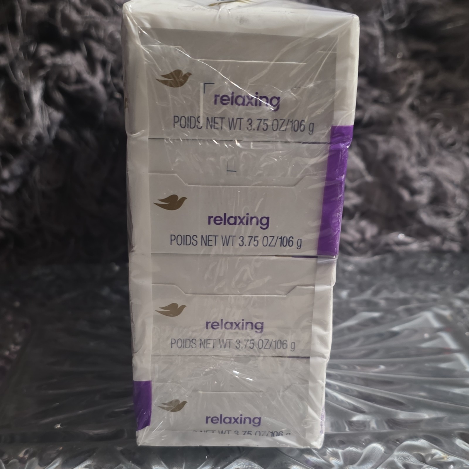 Dove Relaxing Beauty Bar Soap Lavender & Chamomile 8-Pack 3.75 oz Bars