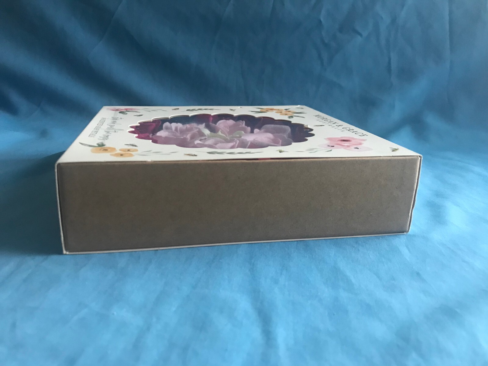 New 18 Count Morgan & Grace Rose Scented Dissolving Bath Soap Flowers / Petals