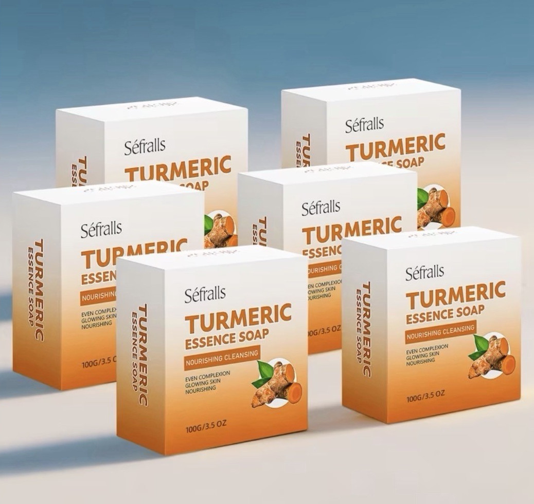 Sefralls Turmeric Essence Bar Soap Nourishing Oil Control 100g/3.5 oz