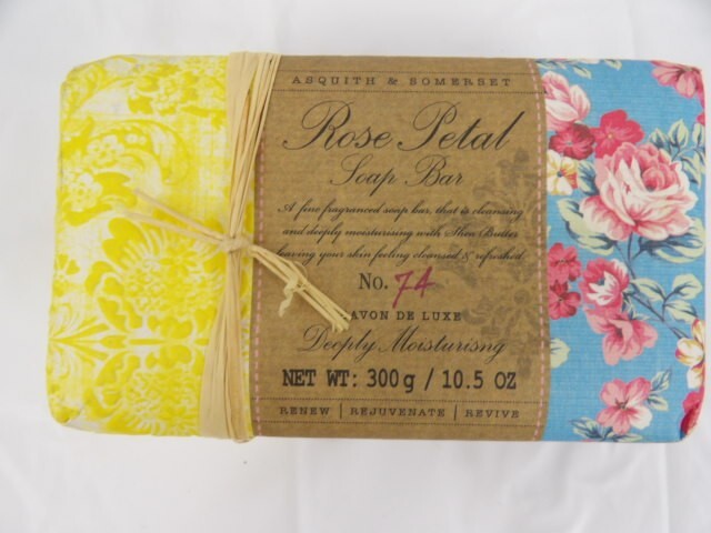 Asquith and Sommerset Rose Petal Soap Bar 10.5 Ounce Deeply Moisturizing