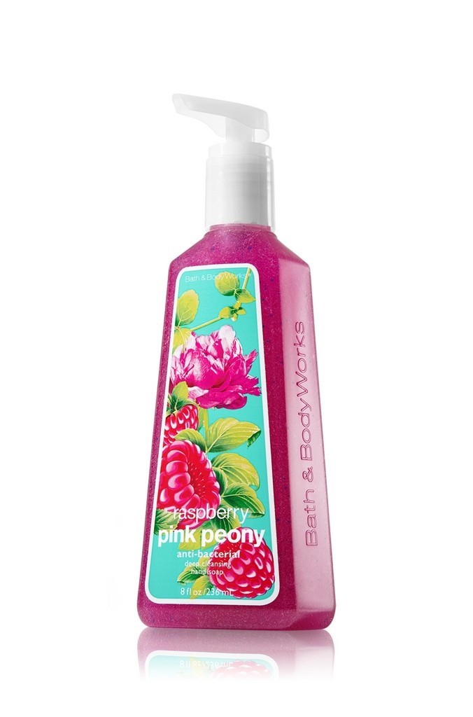BATH & BODY WORKS RASPBERRY PINK PEONY ANTIBACTERIAL HAND SOAP – NEW, SEALED