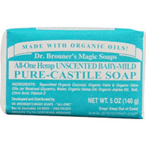 Organic Pure Castile Bar Soap Baby Mild 5 oz