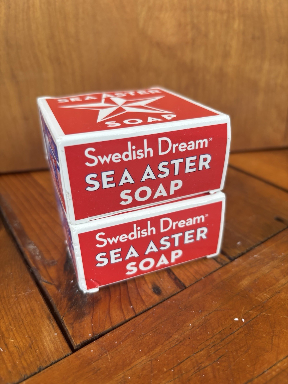 Swedish Dream Sea Aster Soap 2 Bars / Boxes 4 oz., Vegan