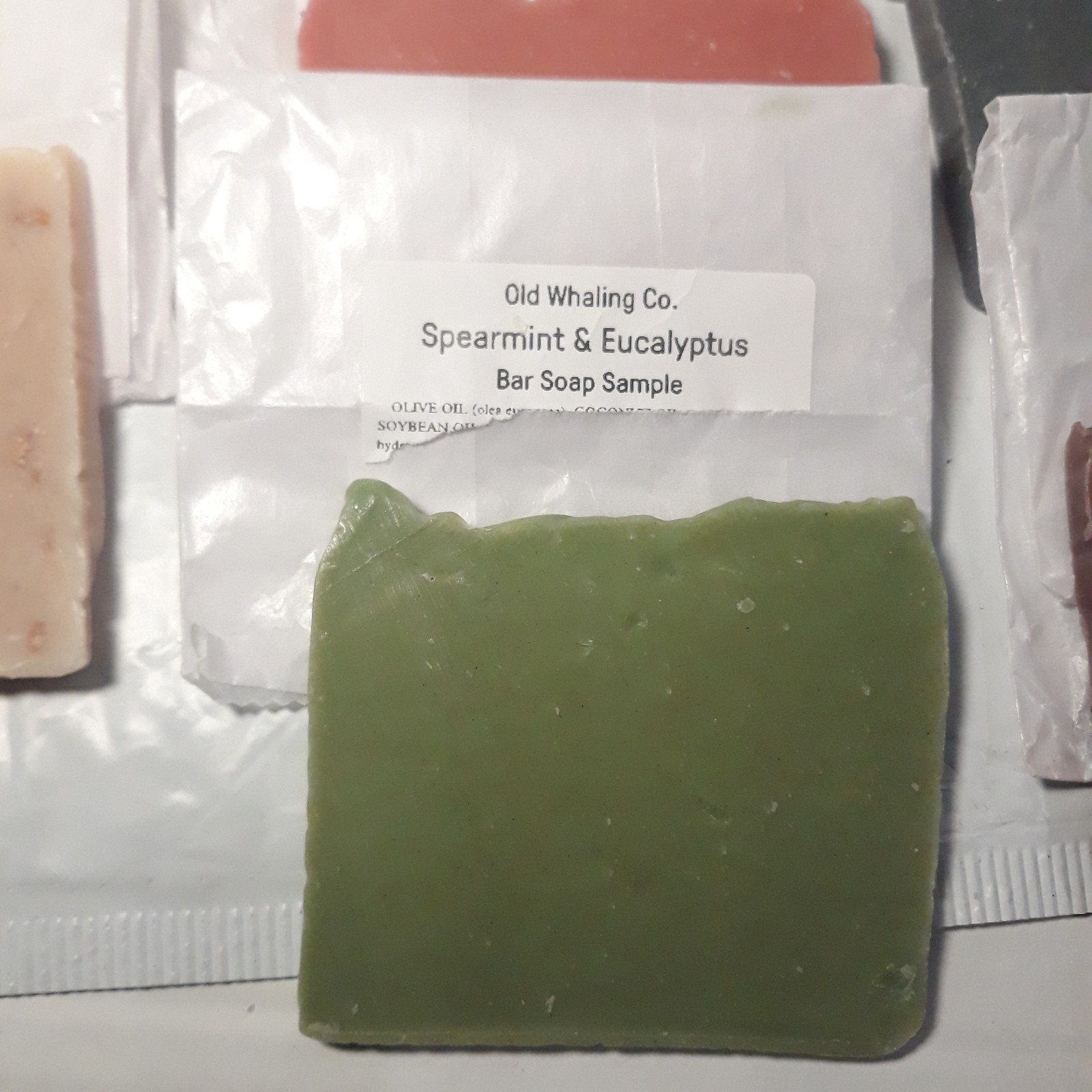 Old Whaling Co. Mixed Sample Soap Lot 9× Piece Various Fragrances 13oz Set