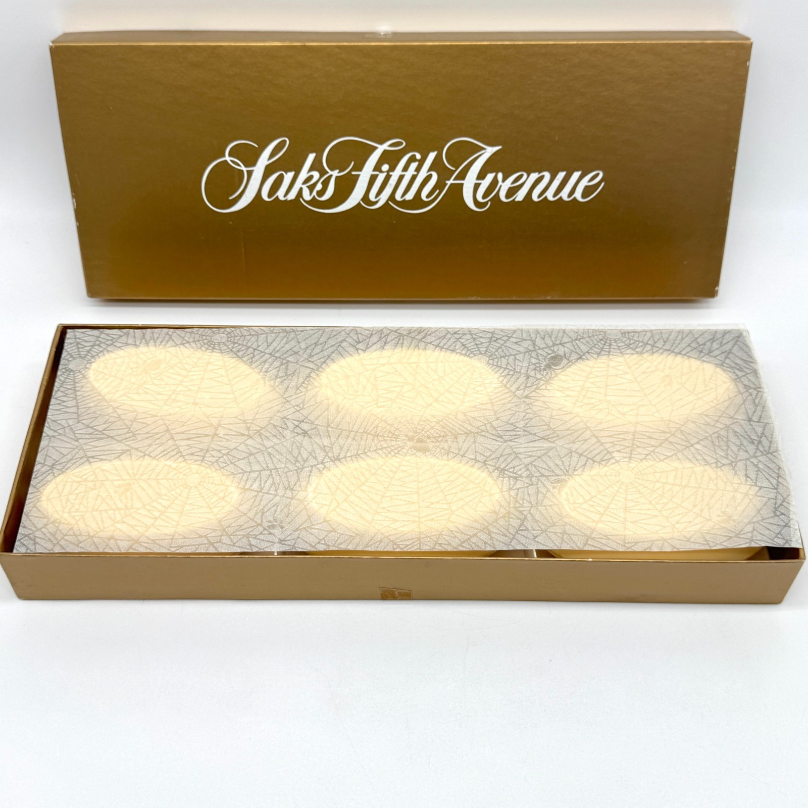 VTG Saks Fifth Avenue Fragrance 6 Soap Bars 21 oz New Old Stock Made England