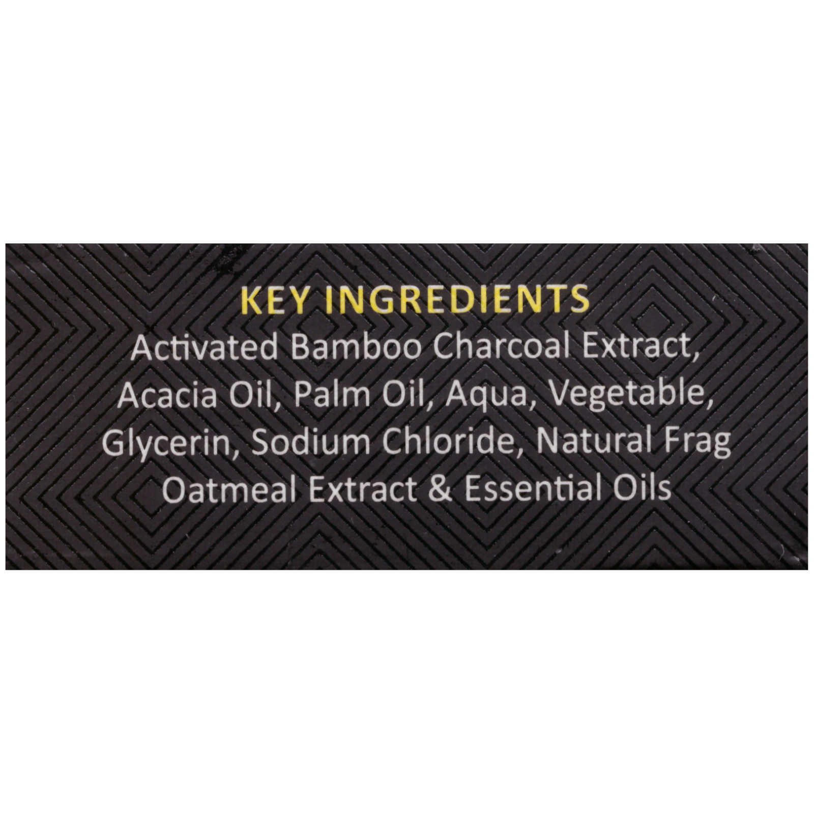 Organic Activated Bamboo Charcoal Soap Moisturizing Exfoliant Vegan Base 3.80 OZ
