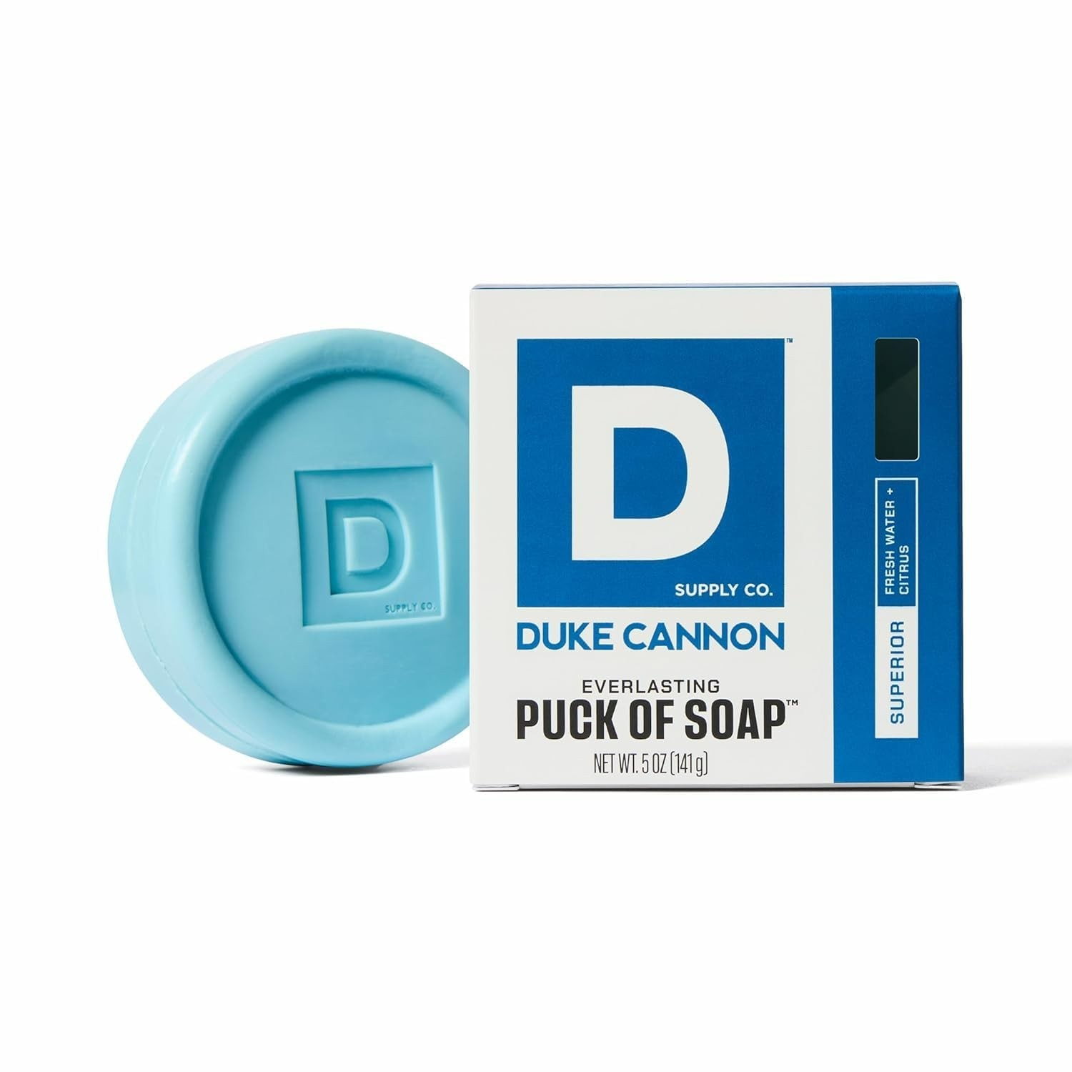 Luxury Hydrating 5oz Men’s Bar Soap Puck – Exfoliating & Refreshing Scent