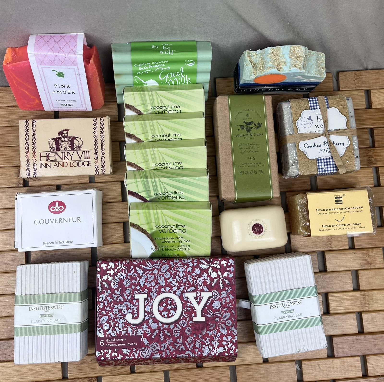 17 Pc Mixed Luxury Guest Soap Lot FinchBerry Bath & Body Works Hotel Artisan New