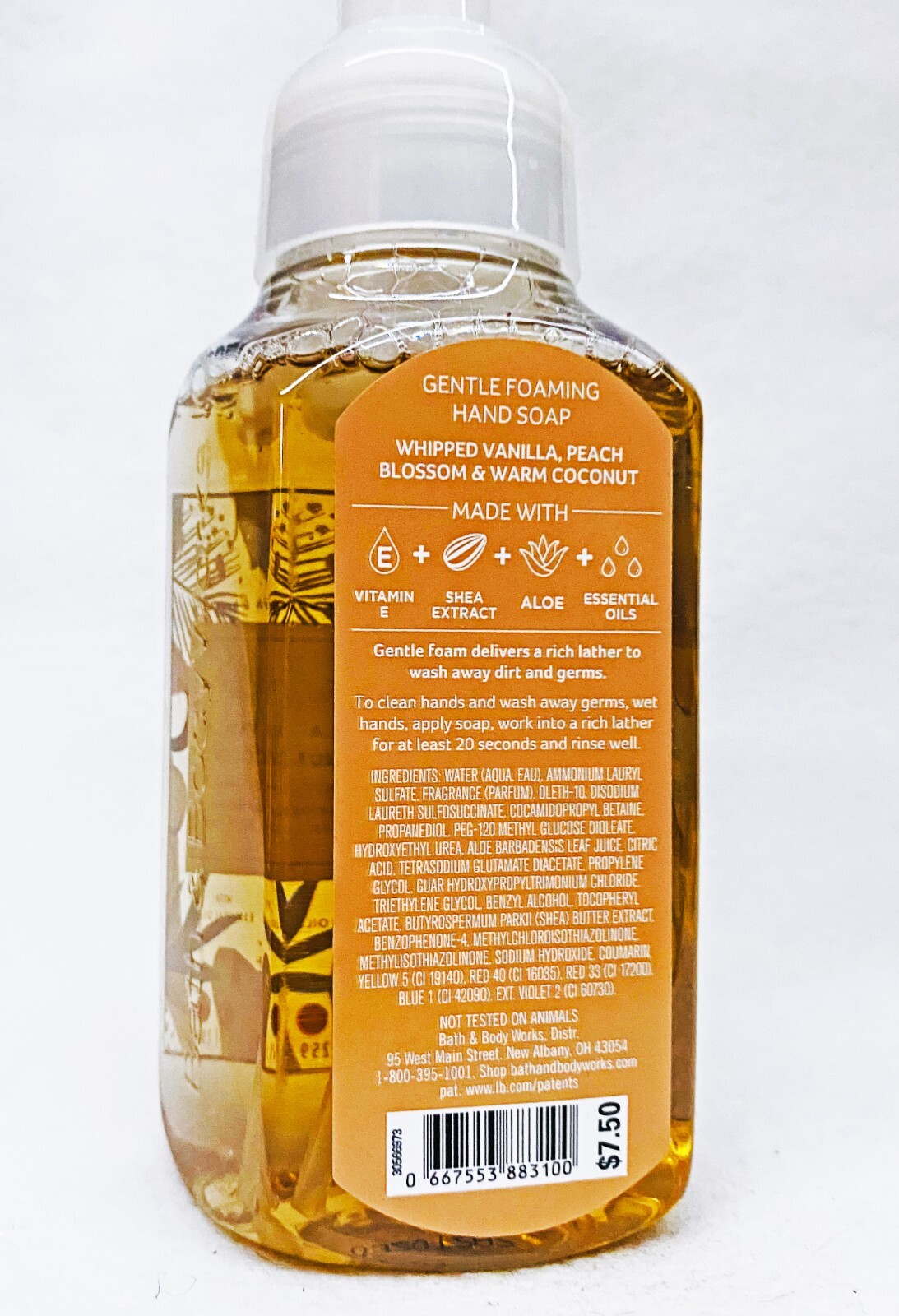 1 Bath & Body Works VANILLA COCONUT Gentle Foaming Hand Soap 8.75 oz