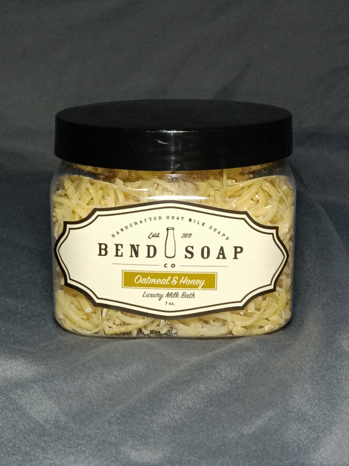 Bend Soap Handcrafted Goat Milk Soap Oats & Honey Luxury Milk Bath 7oz Shavings