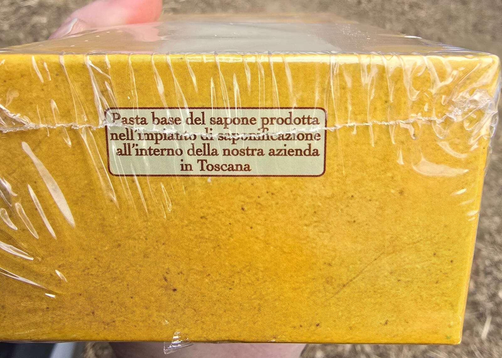 La Saponeria Firenze Pumpkin & Cinnamon Scented Soap 10.5oz Bar New Sealed
