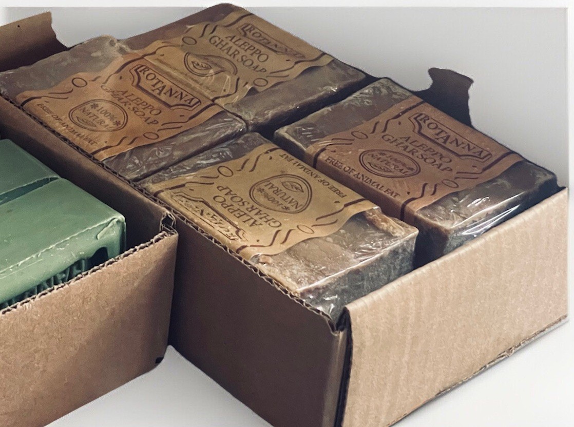 4/PK ROTANNA ALL NATURAL OLIVE OIL LAUREL OIL SOAP BAR FOR PSORIASIS N ECZEMA.