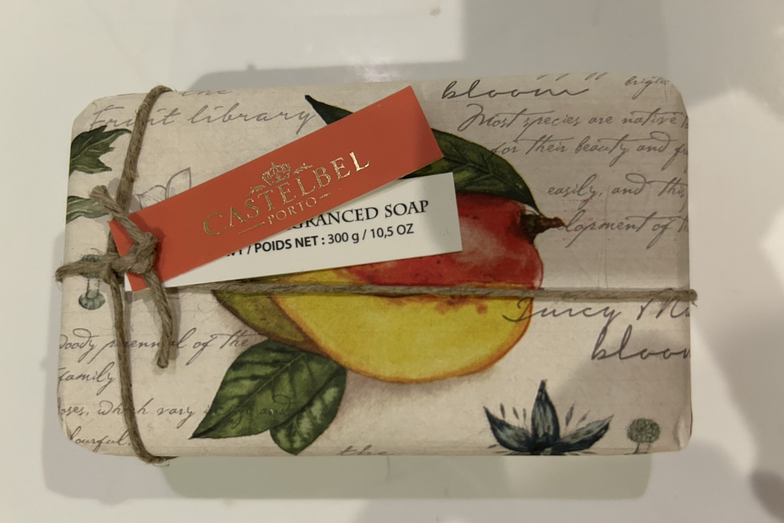 Castelbel Porto Mango Scent Soap Bar 10.5oz & Earthworks African Jasmine 7 Oz