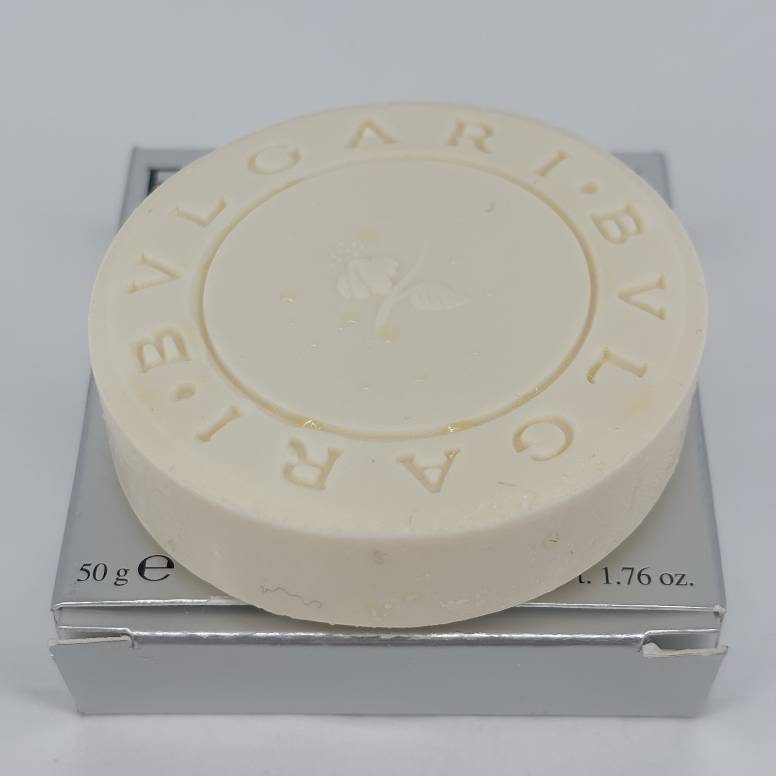 BVLGARI Eau Parfumée Au thé Blanc 50g 1.76oz Soap Bar NIB