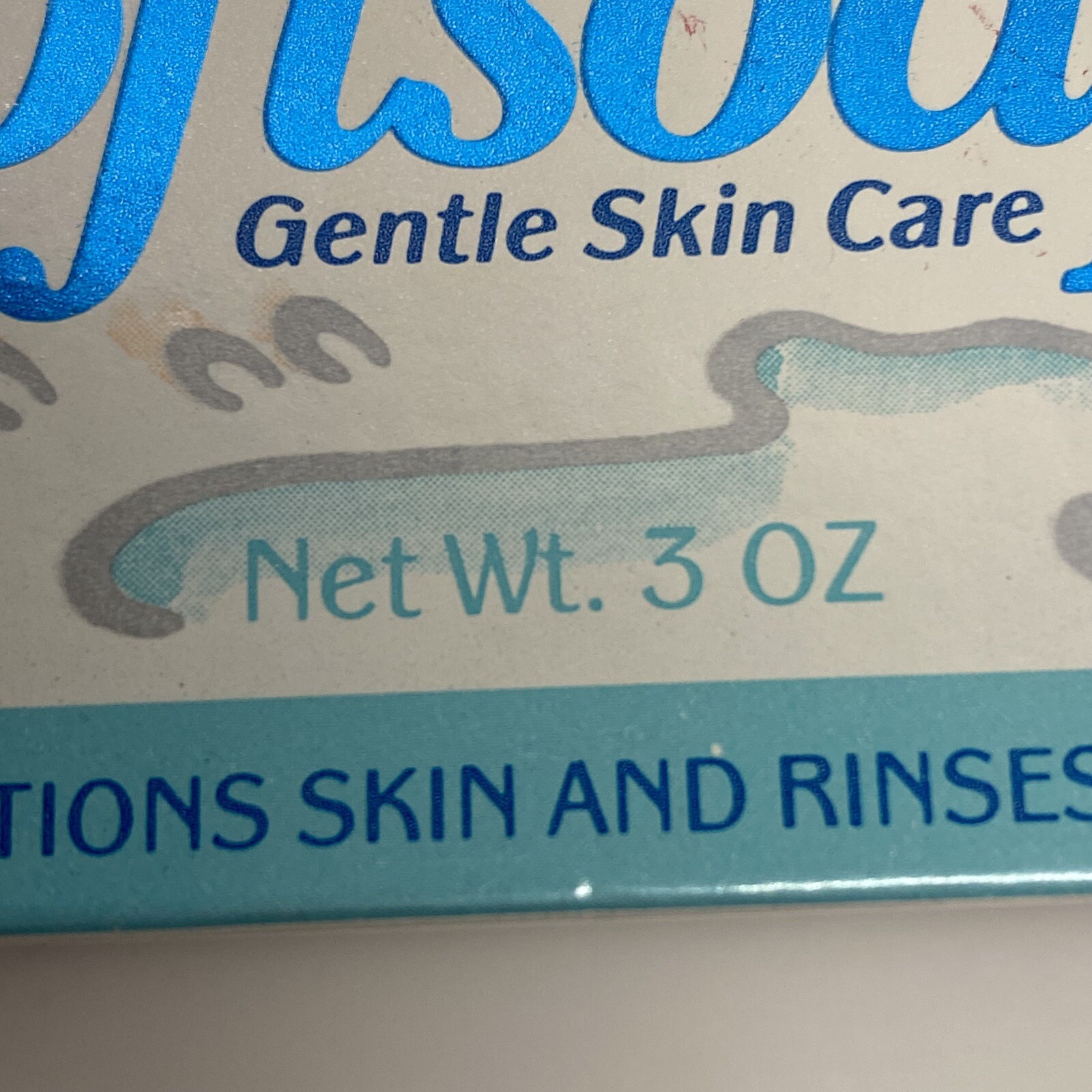 Vtg 1990s Soft Soap Gentle Skin Care Bar Silky Clean Feeling 3 oz NOS Retro