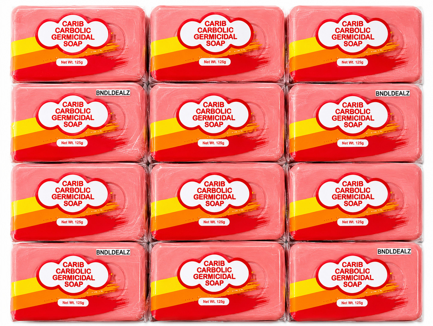 Carbolic Soap Antibacterial 12 Pack, 125g each | Carib Carbolic Germicidal Soap