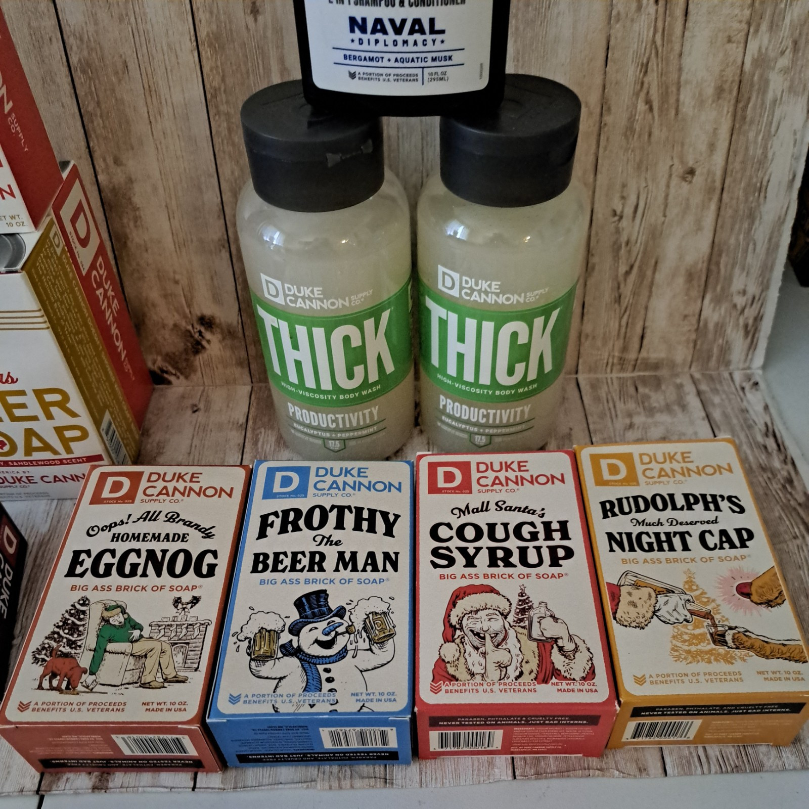 NEW Duke Cannon Supply Co. Men’s Soap, Bodywash, and Shampoo Lot