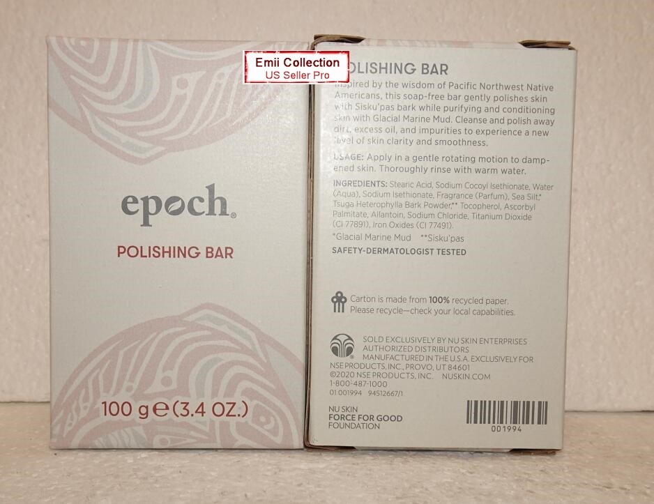 Nu Skin Nuskin Epoch Polishing Bar Soap 3.4oz 100g Bundle Sealed