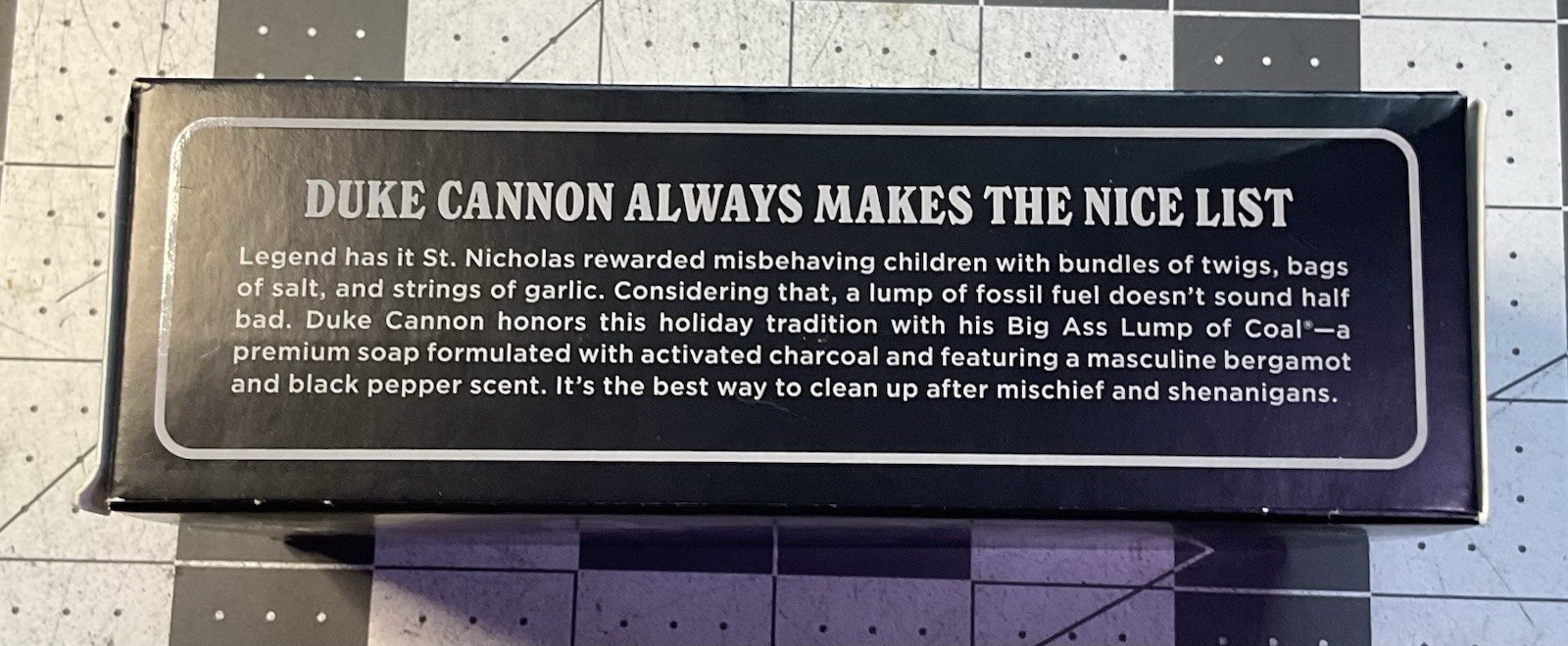 Soap Duke Cannon Big Ass Lump of Coal charcoal new 10 oz USA