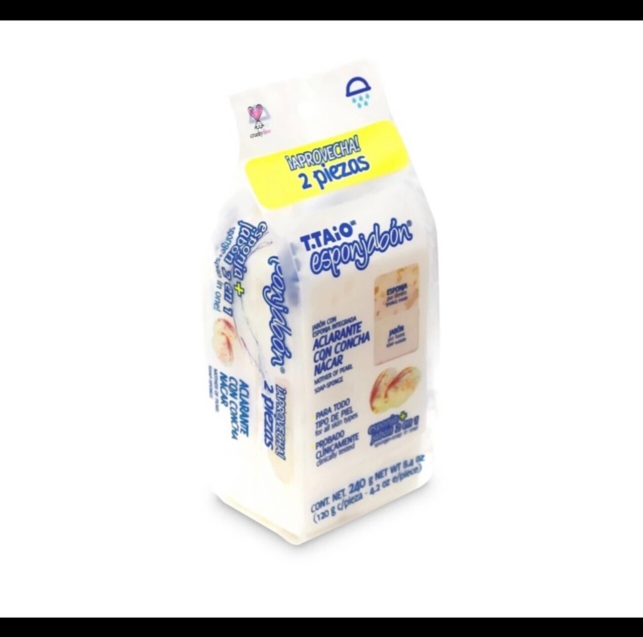 T-Taio Esponjabon Bar Soap 2-pack
