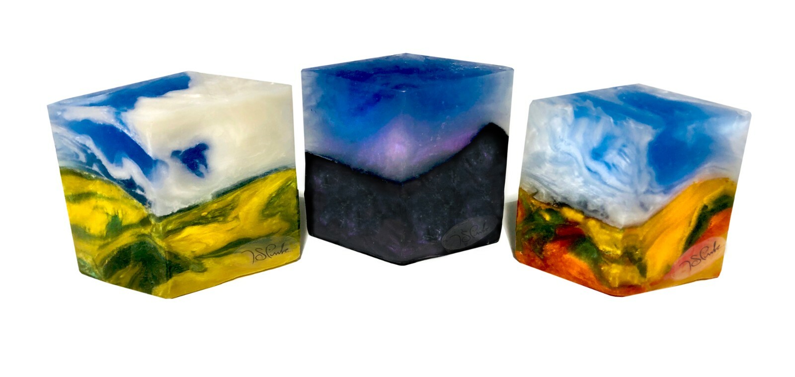 BathEscapes Landscape Earth & Sky TS Pink Soap, Botany for your Body, You Choose