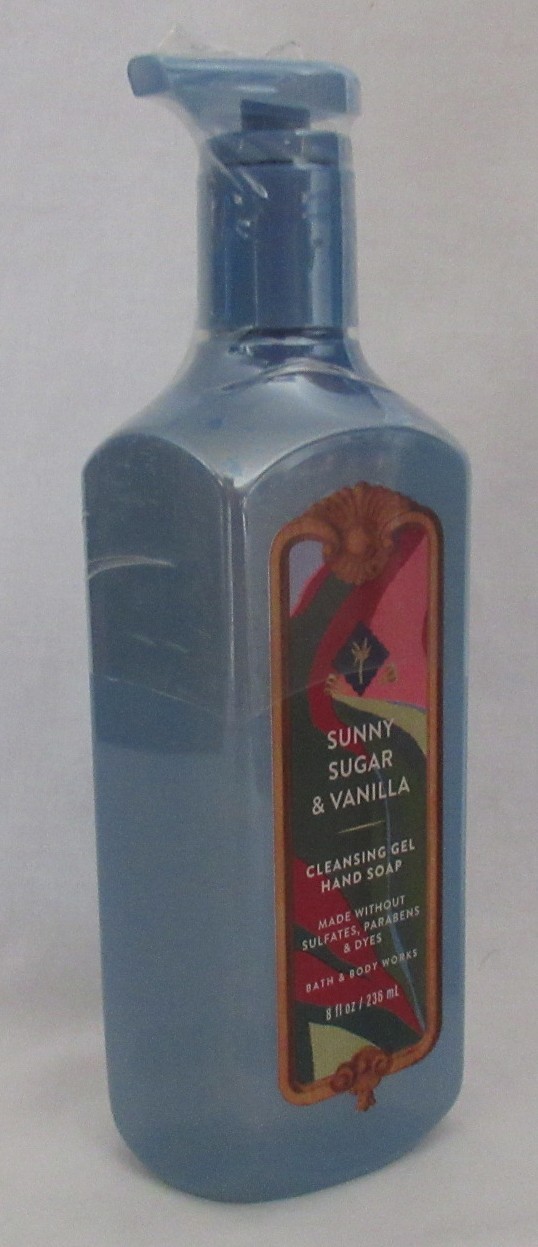 Bath & Body Works Cleansing Gel Hand Soap Lot Set of 2 SUNNY SUGAR & VANILLA