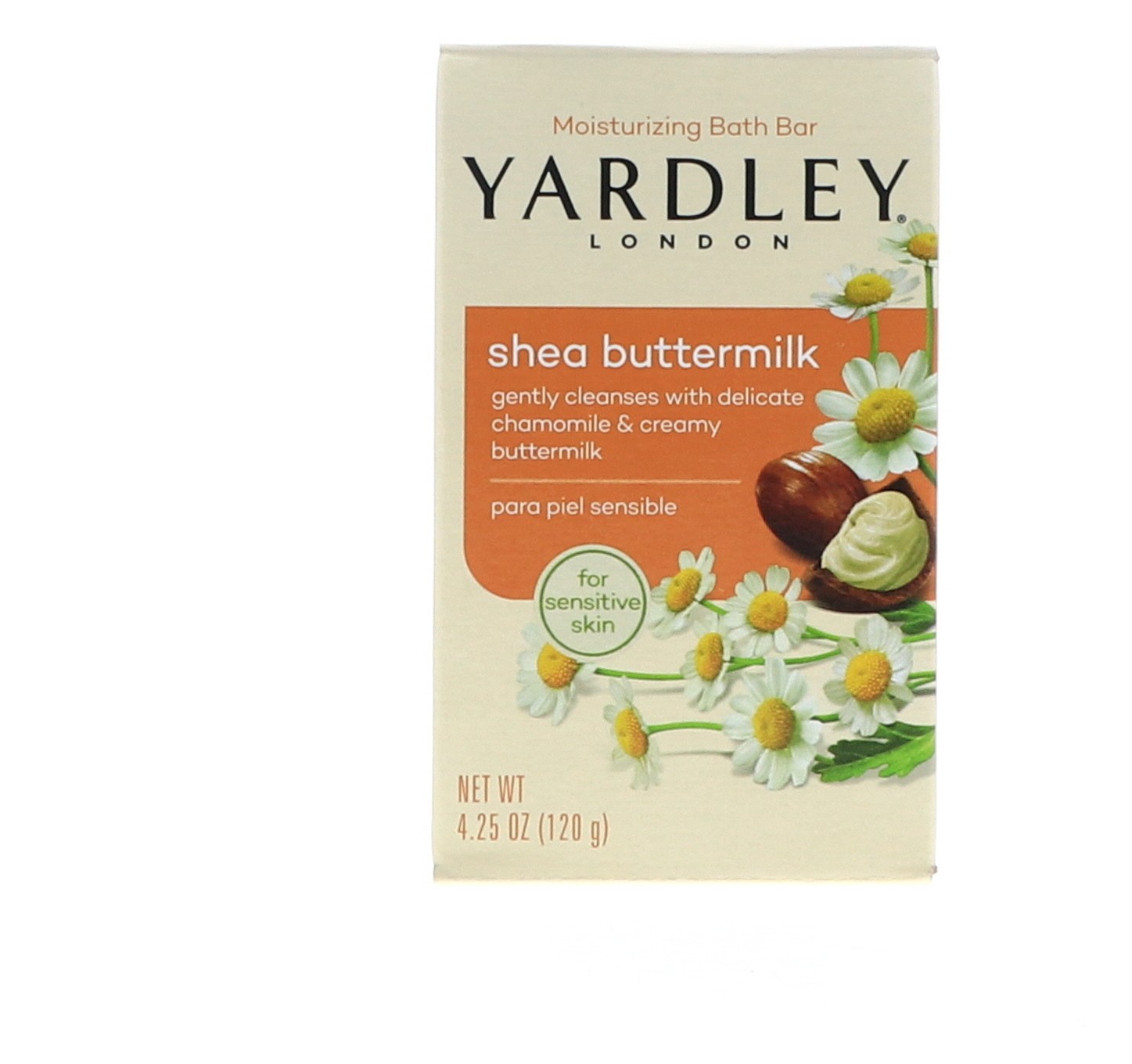 Yardley Shea Buttermilk Bath Bar, 4.25 oz