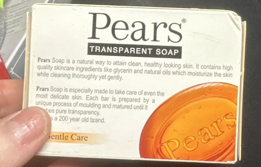 Pears Transparent Soap Bar Orginal Formula 2002, 4.4 Oz The Orginal Smell
