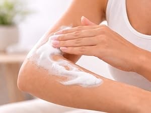 No Rinse Body Wash for Elderly, Gentle 8.5 fl oz Rinse Cleansing Foam for