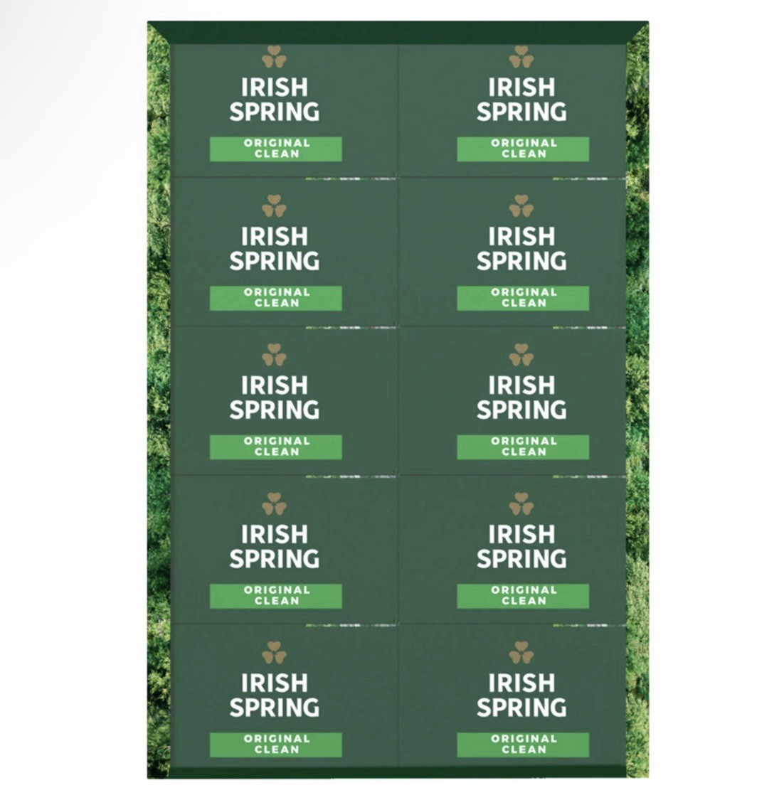 Irish Spring Deodorant Bar Soap, Original Clean, 4.5 oz, 20-count