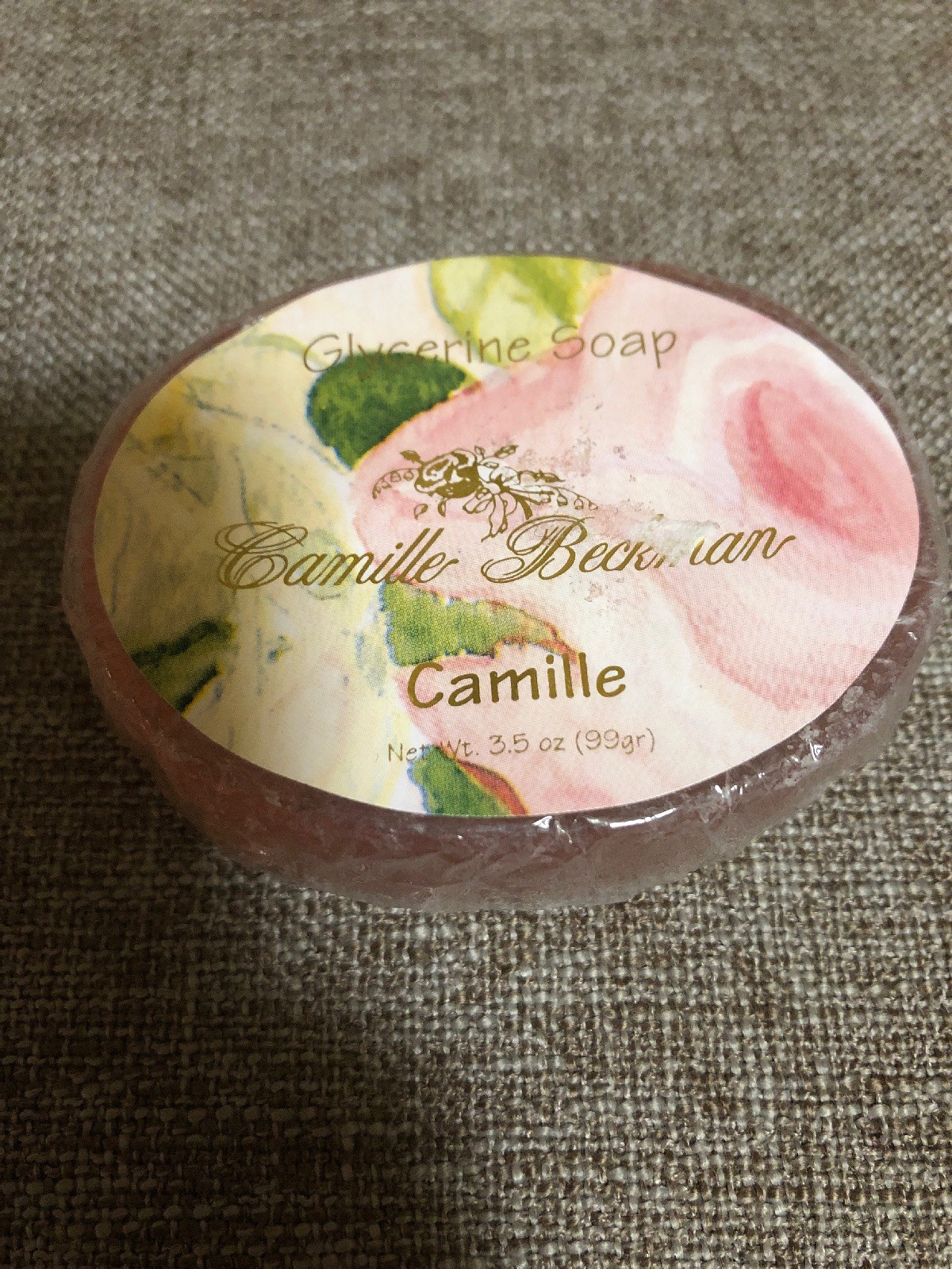 Camille Beckman Glycerine Bar Soap CAMILLE scent 3.5 oz New