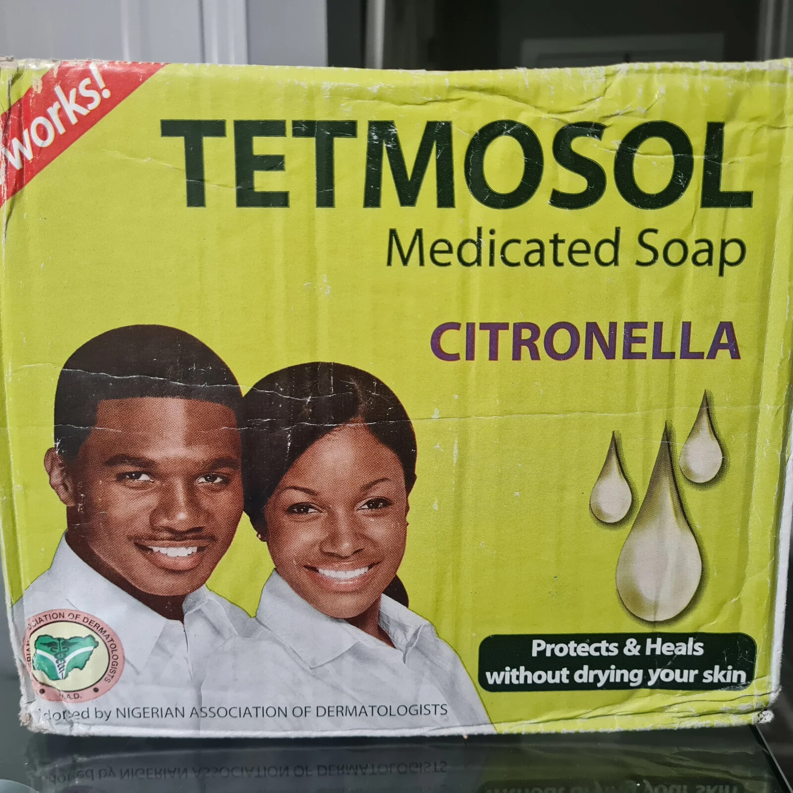 Tetmosol Medicated Soap Citronella BOX (PACK OF 6 x 12) USA SELLER.