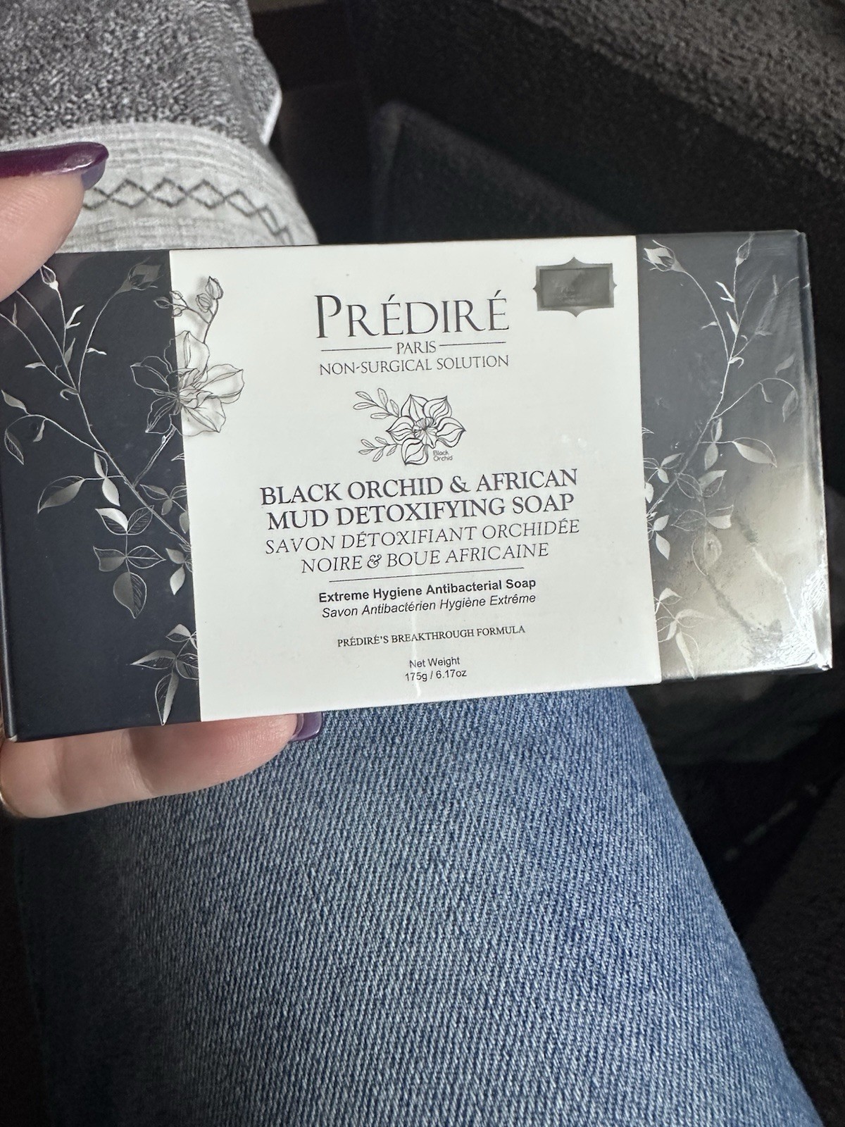 PRÉDIRÉ Black Orchid & African Mud Antibacterial Detoxifying Mud Soap 6.17oz