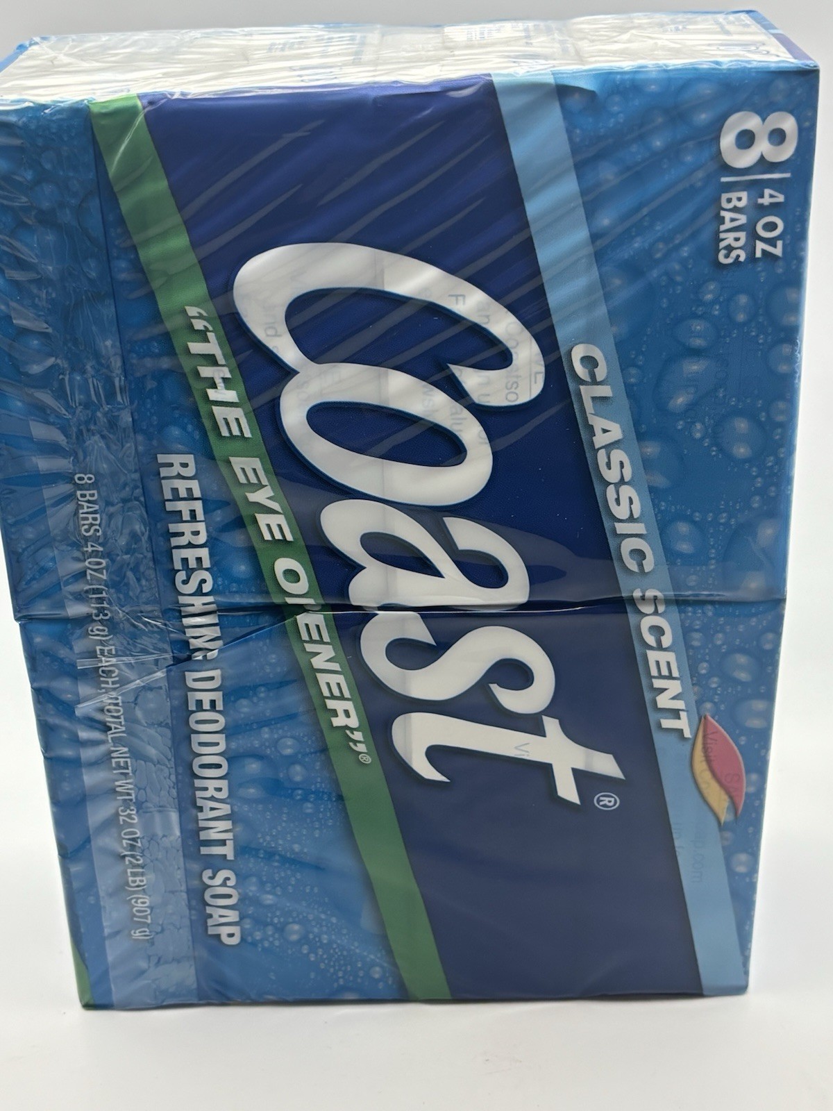 COAST Classic Refreshing Scent Deodorant Soap 4Oz 8 Bars Count Each 2lbs SEALED