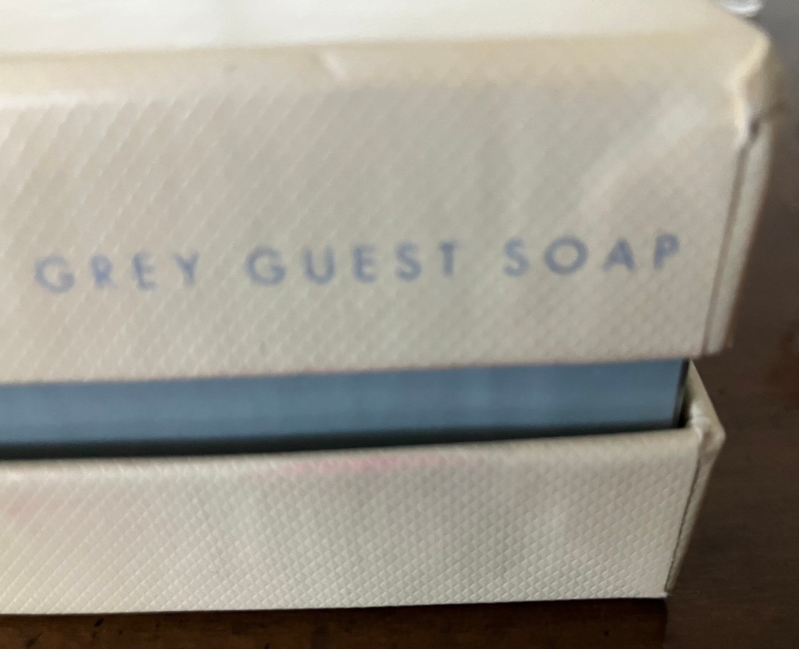 Neiman Marcus Guest Soap Box Set of 6 Earl Grey Oval Bars VINTAGE NOS Soaps NICE
