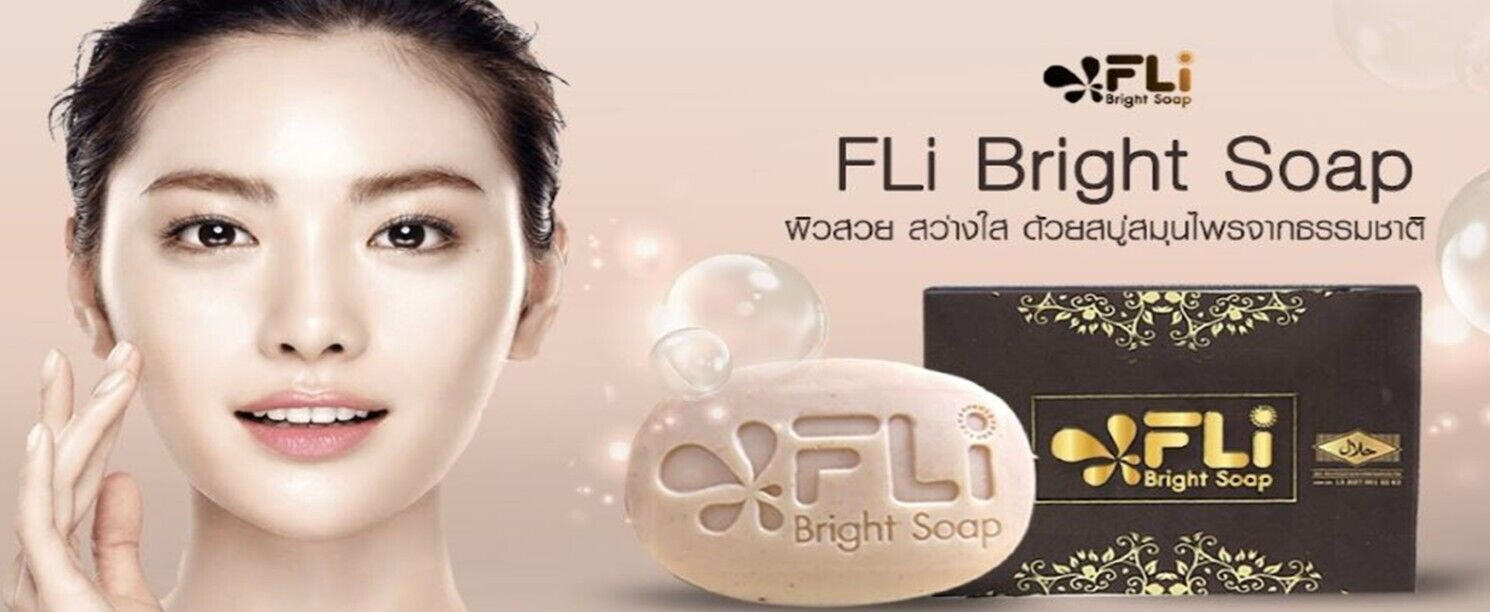 6x FLI Thai Herbal Soap 100% Legendary Body & Face Freckles ฺฺฺBrightening Skin