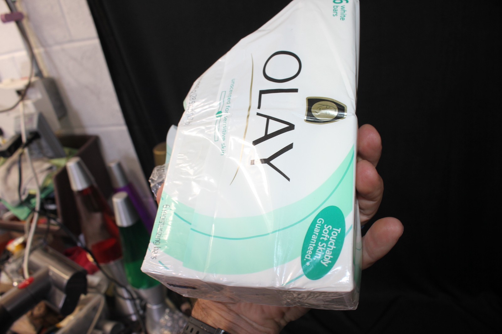 Olay SENSITIVE SKIN Beauty Bar Soap 4.75oz Each New Open Pkg 4 Bars Total