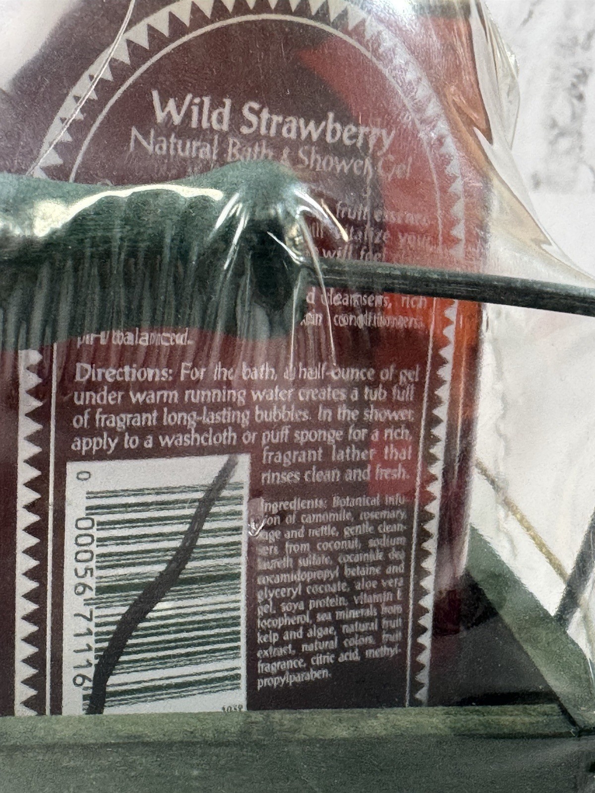 San Francisco Soap Company Gift Basket WILD STRAWBERRY Bath Shower Oil Pearls