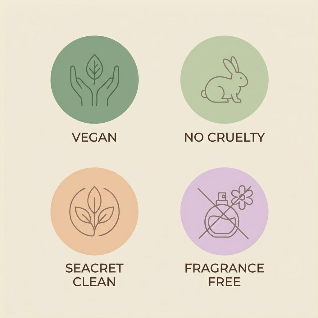 SEACRET Dead Sea Salt Soap – Vegan, Sls-Free, Paraben-Free – Triple Milled Miner