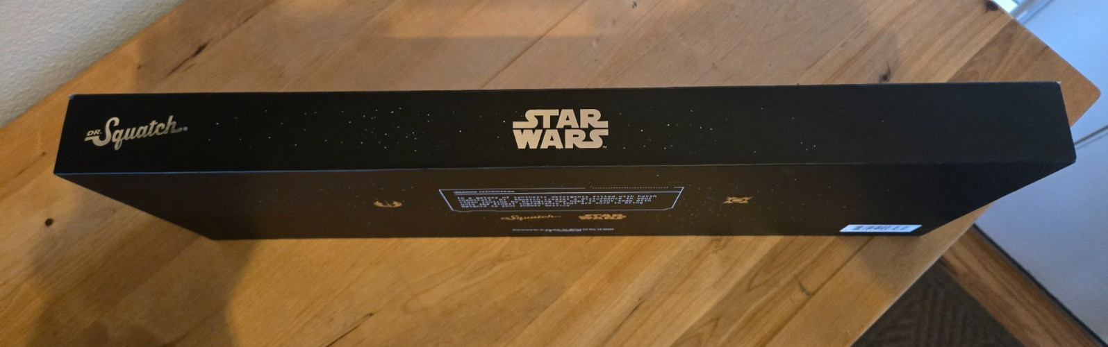 Dr. Squatch STAR WARS-Limited Edition-4 Specifically Crafted Soap Bars NIB