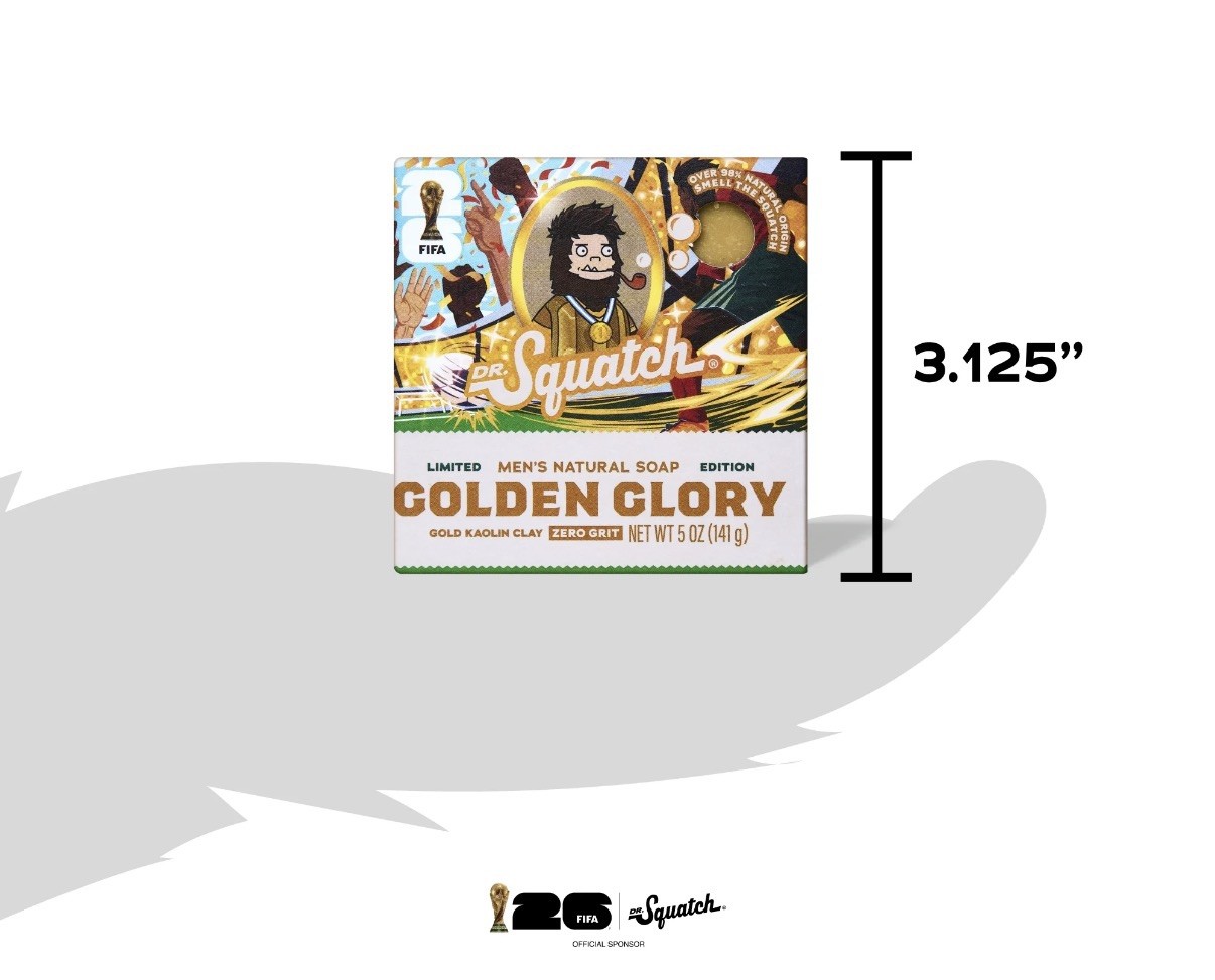 2 pack Dr. Squatch FIFA Golden Glory Limited Edition Early Edition ⚽️🏆