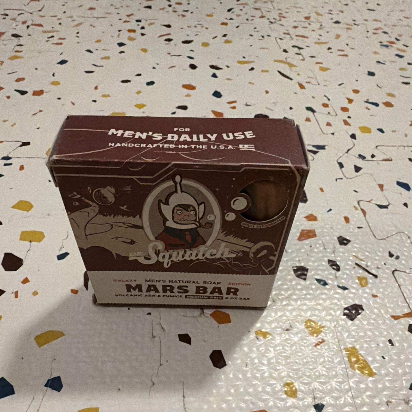 Dr. Squatch Galaxy Edition Mars Bar Men’s Natural Soap Bar 5 oz