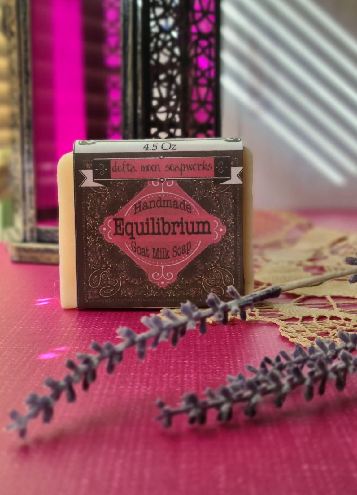 Handmade Lavender Lemongrass Goat Milk Soap, Shea Butter, samples