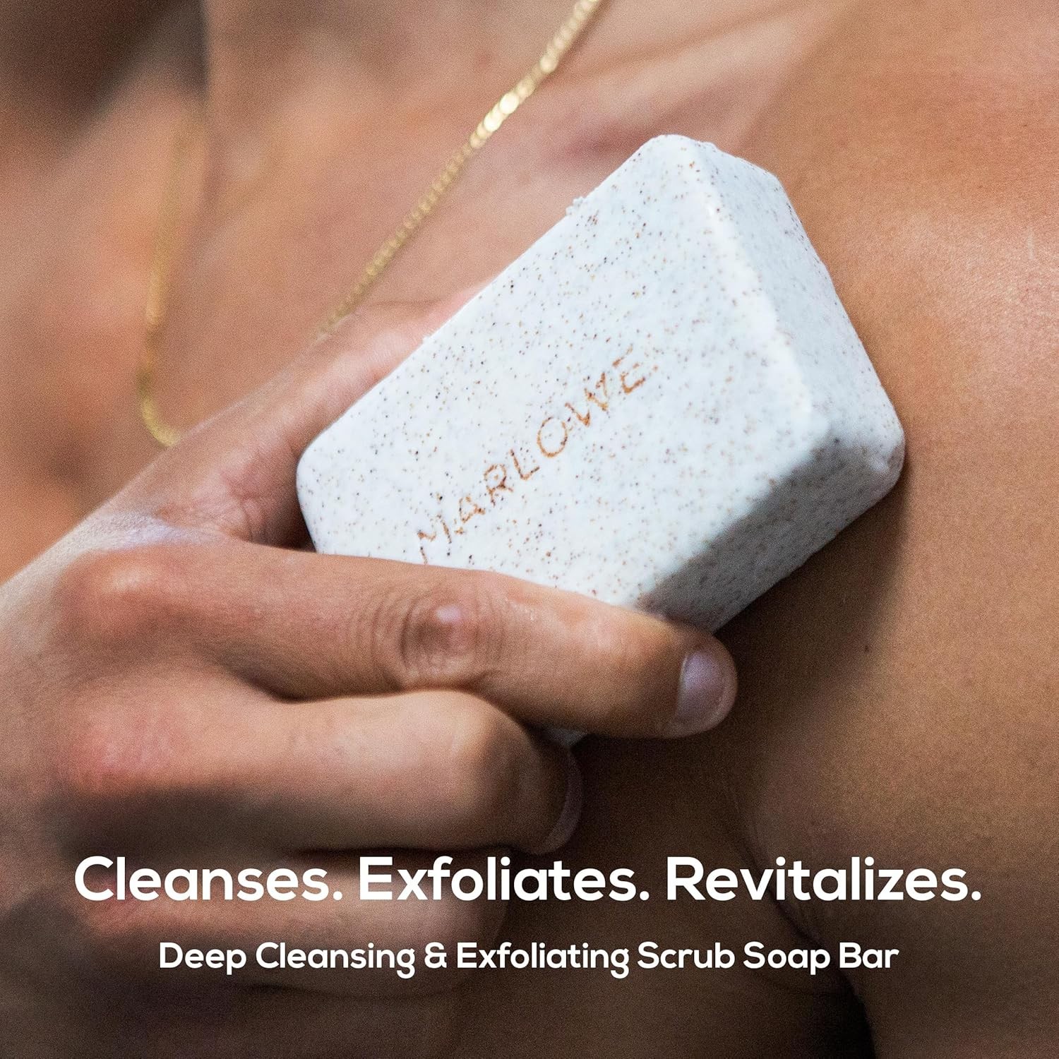 Body Scrub Soap, Exfoliating Soap Bar, Sage + Fir, 7 oz | Scrub Soap Bar that…