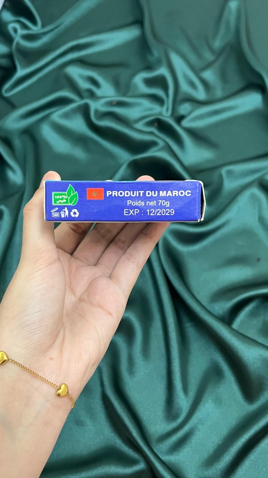 2 Pcs x Moroccan Indigo Blue Nila Soap By MLT Cosmetics