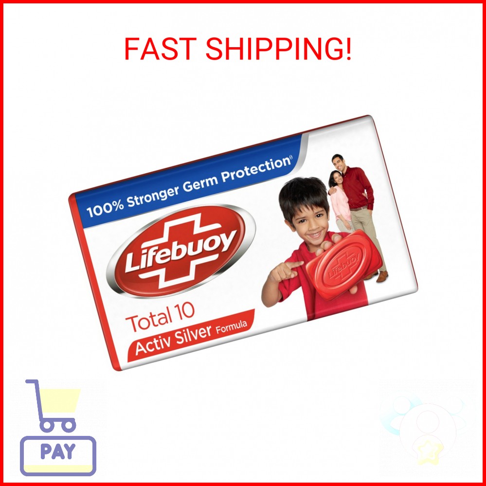 Lifebuoy Total 10- Soap Bar – 125g X 3 Bars