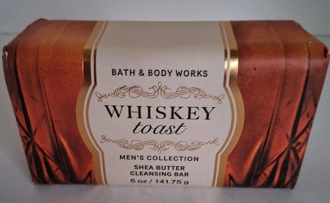 ALL NEW Whiskey Toast Shea Butter Cleansing Bar 5 oz Bath & Body Works