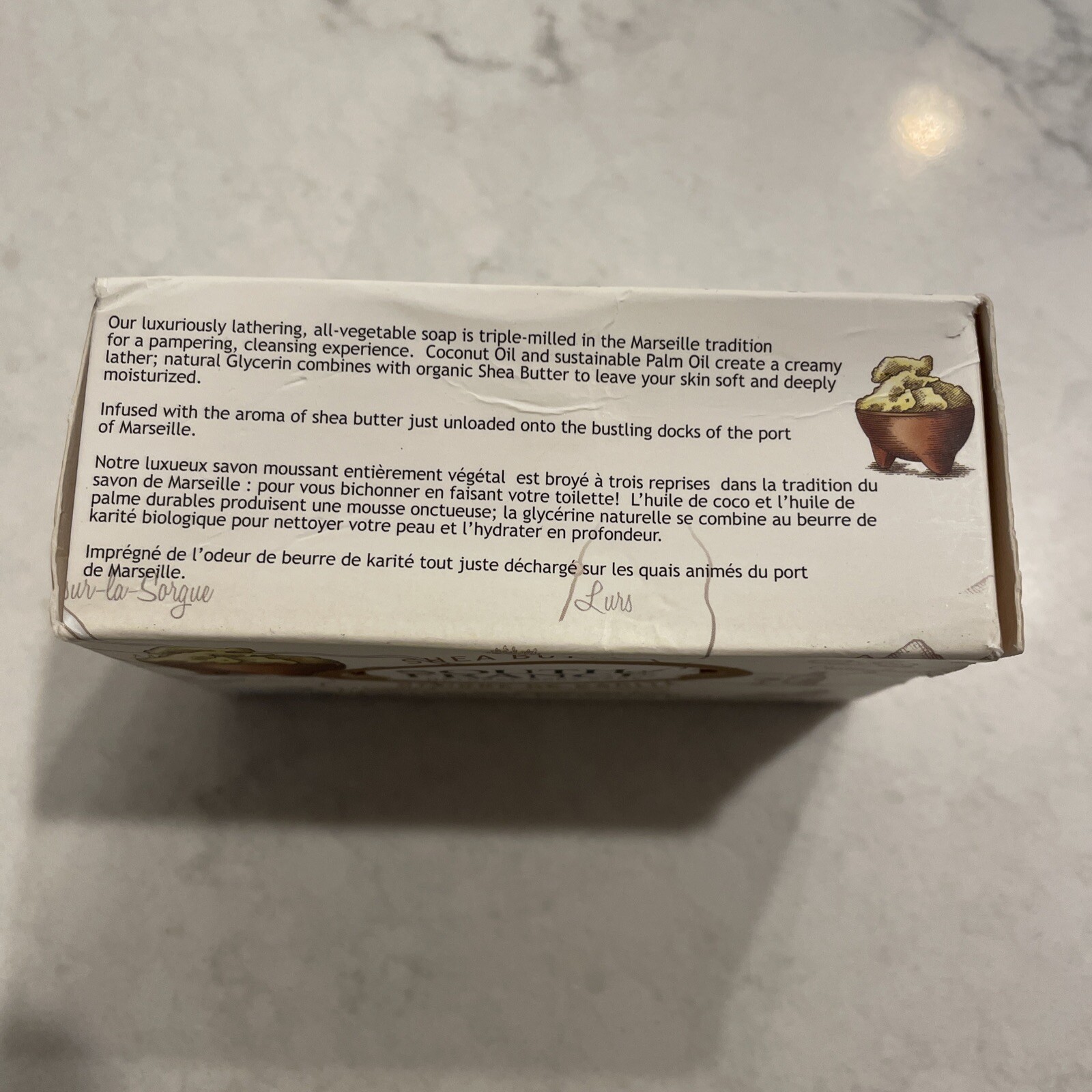 South Of France Natural Bar Soap – Shea Butter – 6 Oz